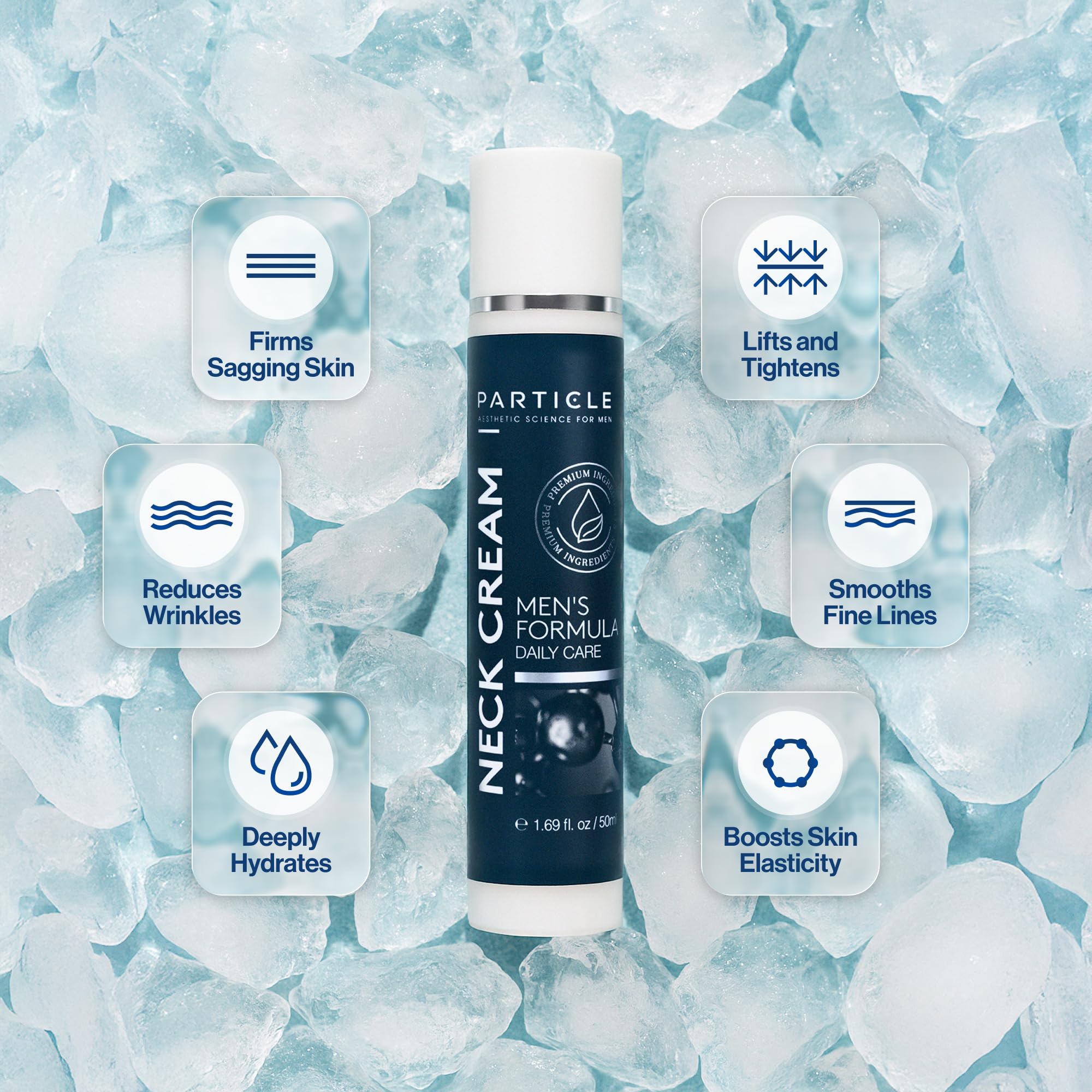 Texture on skin shows smooth, non-greasy finish after application.