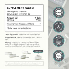 partiQlar NR packaging box highlighting the formula.