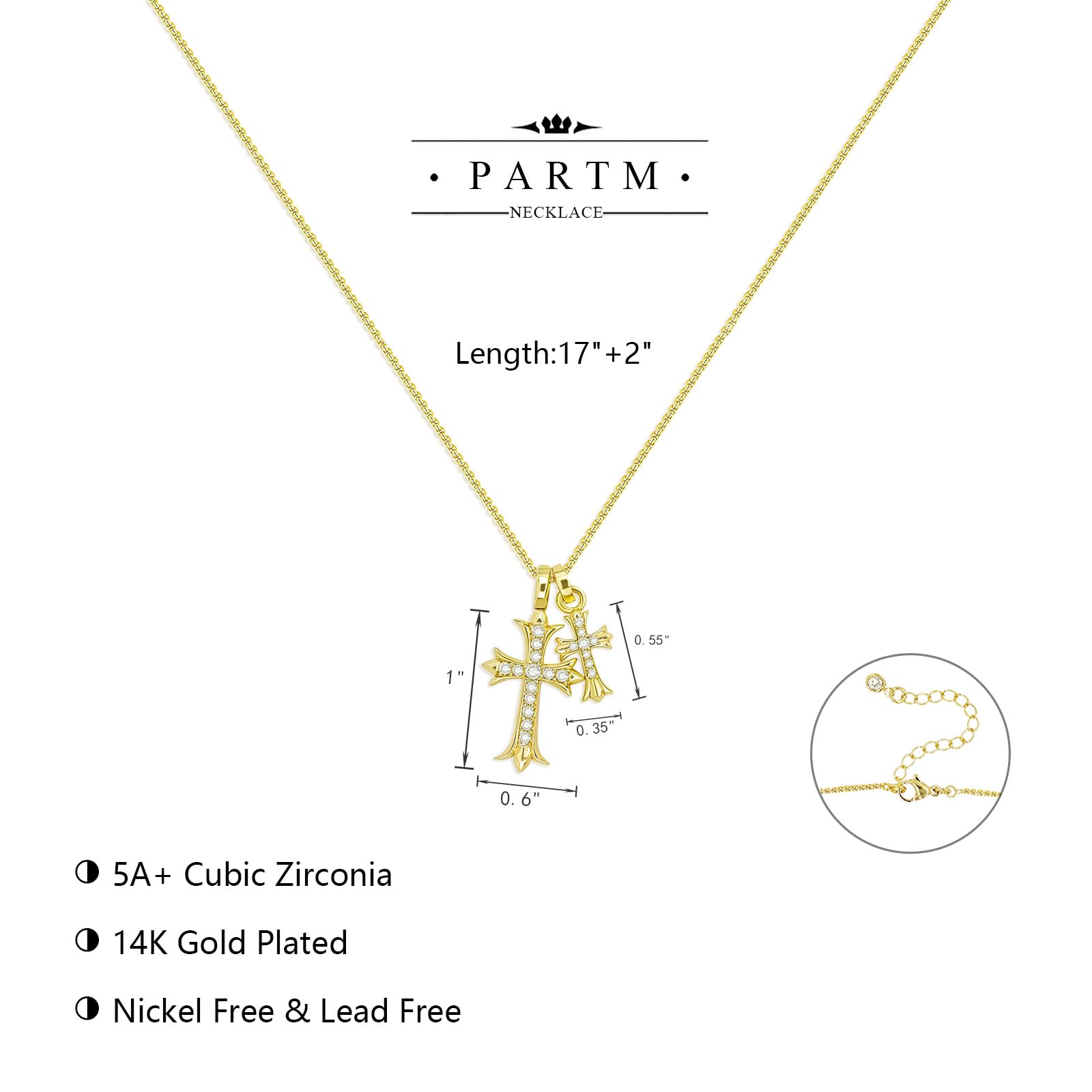 Partm Hypoallergenic design minimizes irritation during daily wear.