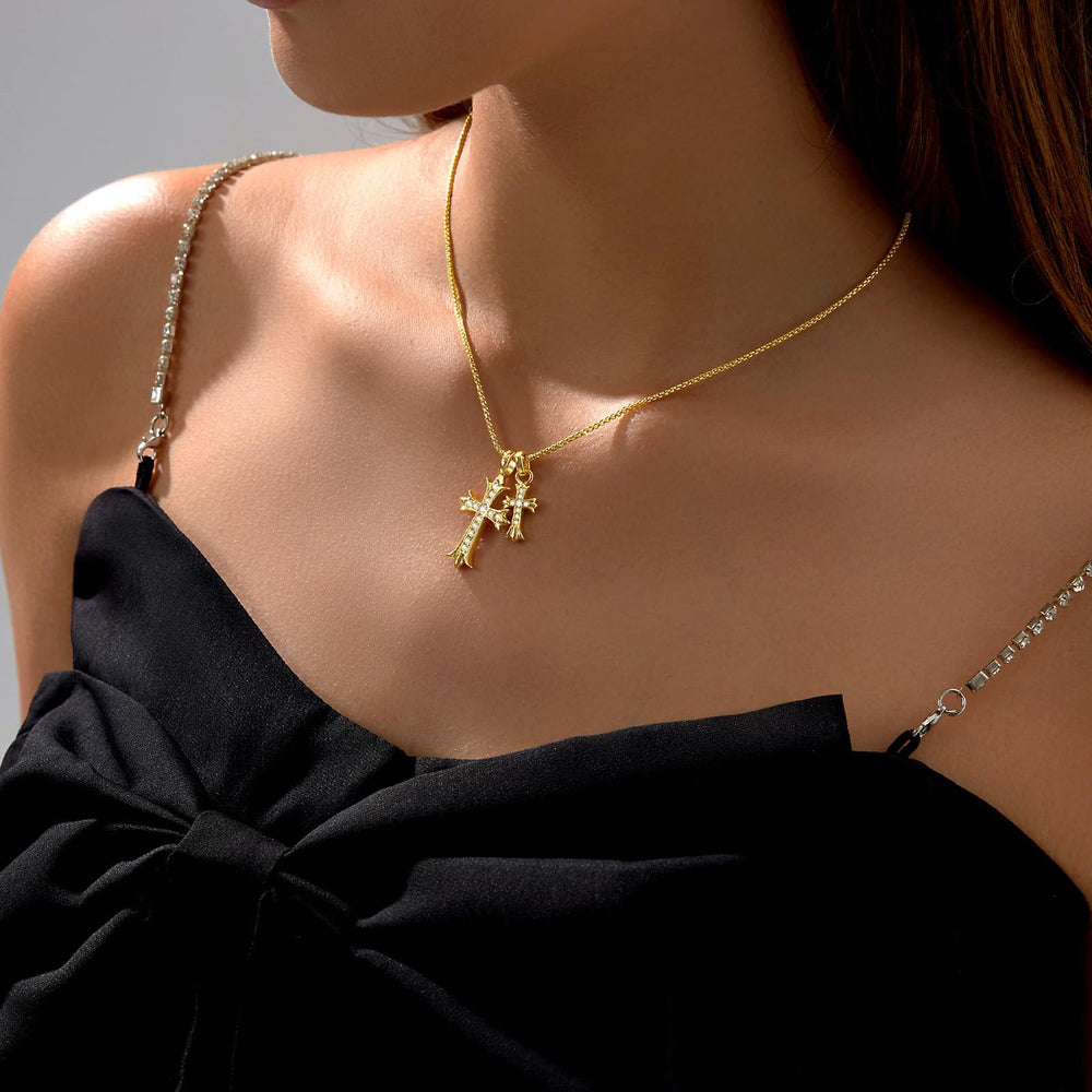 Partm Large 0.6×1 inch pendant and small 0.35×0.55 inch pendant.