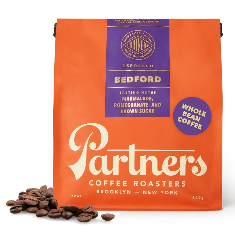 PARTNERS COFFEE ROASTERS Bedford Espresso bag with marmalade notes for a bright shot