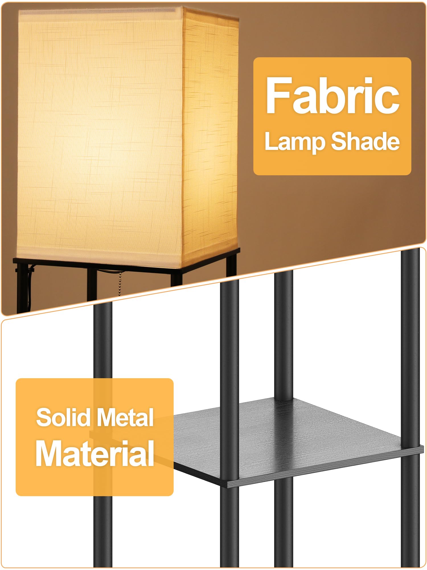 PARTPHONER wooden shelves provide warm display and practical storage.