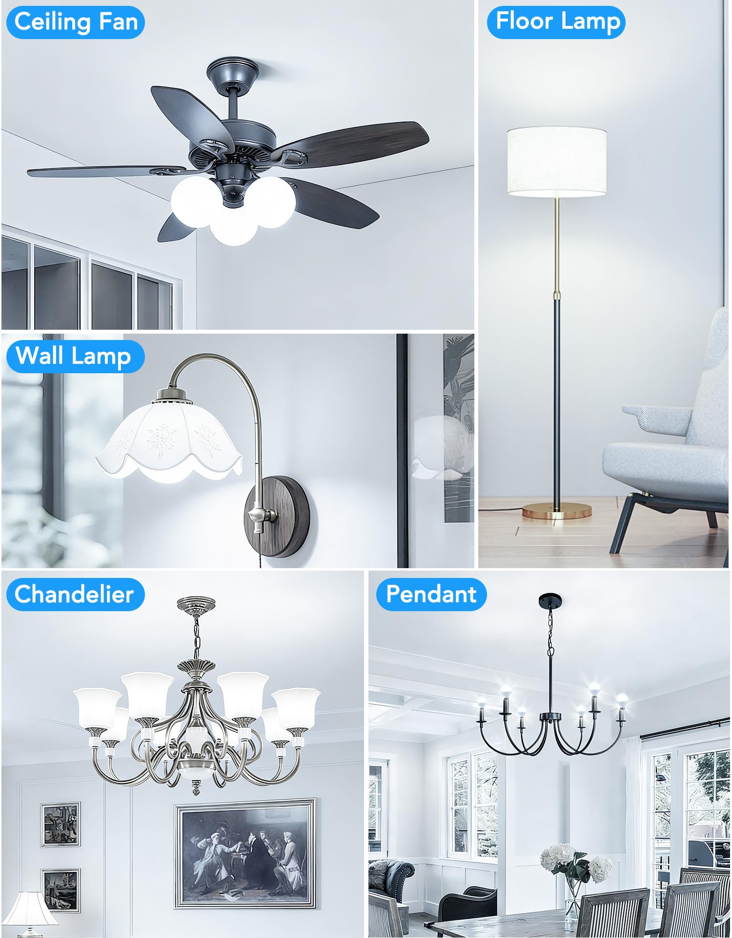 PARTPHONER non-dimmable design ensures simple, consistent brightness.
