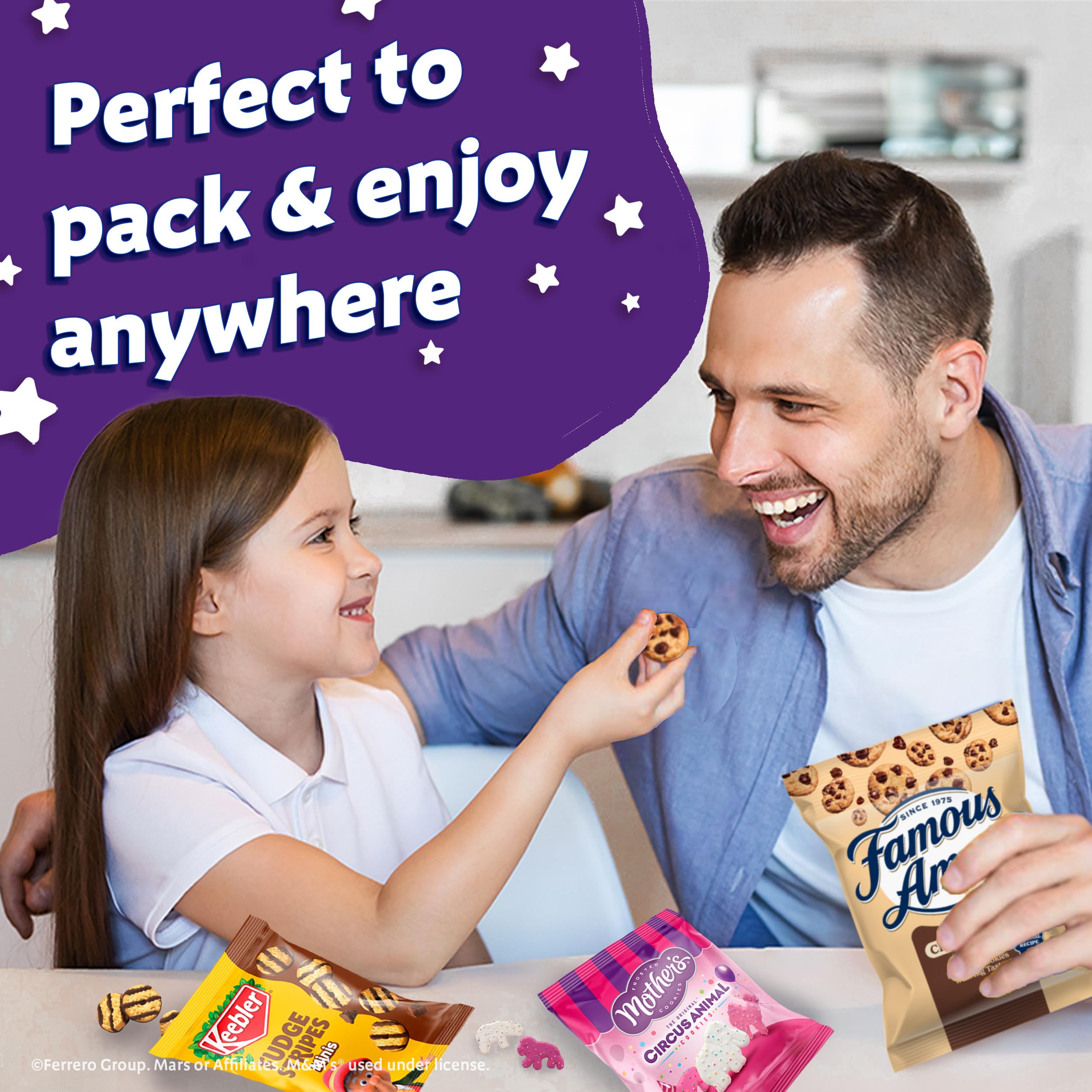 Keebler cookie assortment boosts party favors and gift bags.
