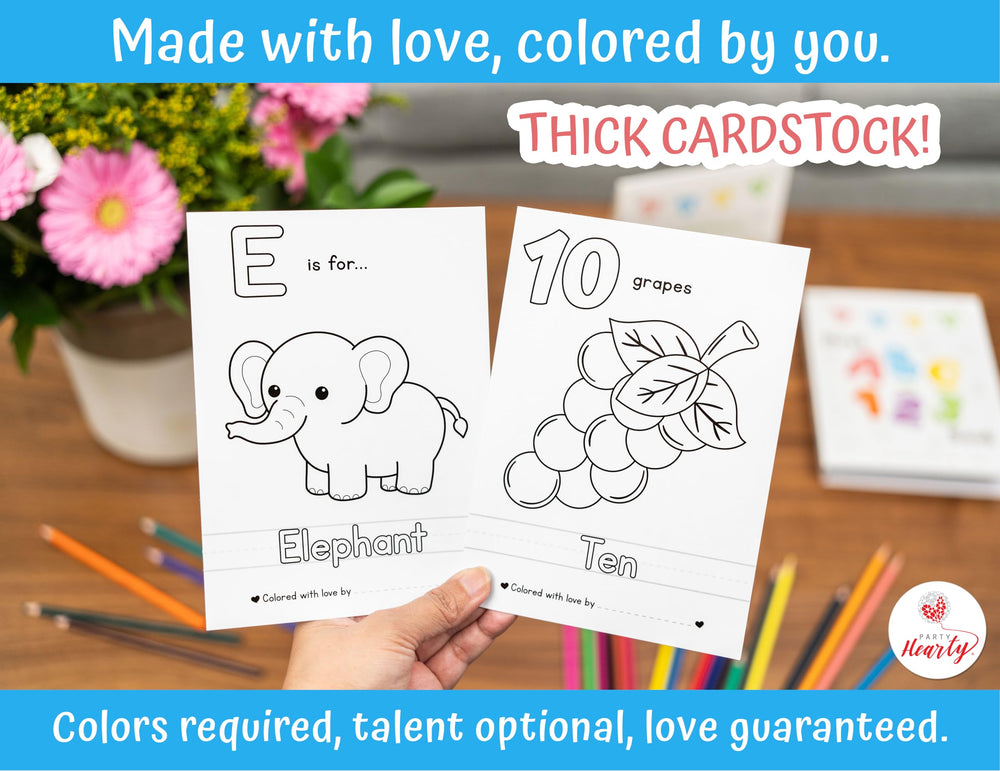 Party Hearty adorable illustrations for coloring fuel family moments