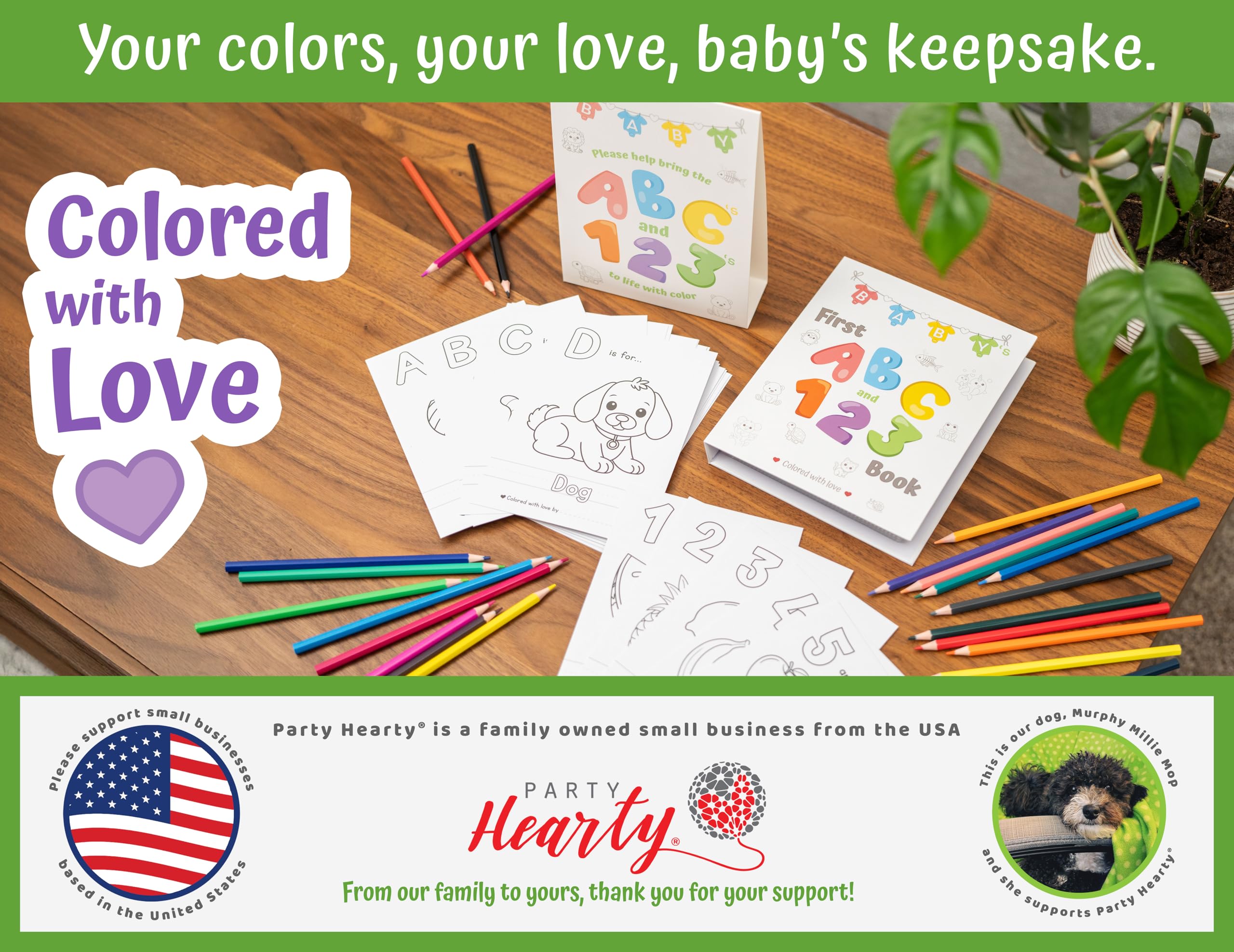Party Hearty complete keepsake kit ready to assemble