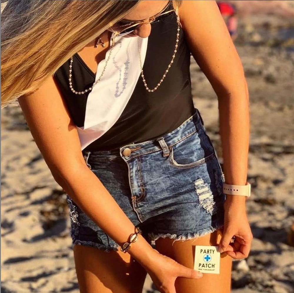 Party Patch mess-free application lets you apply and go.