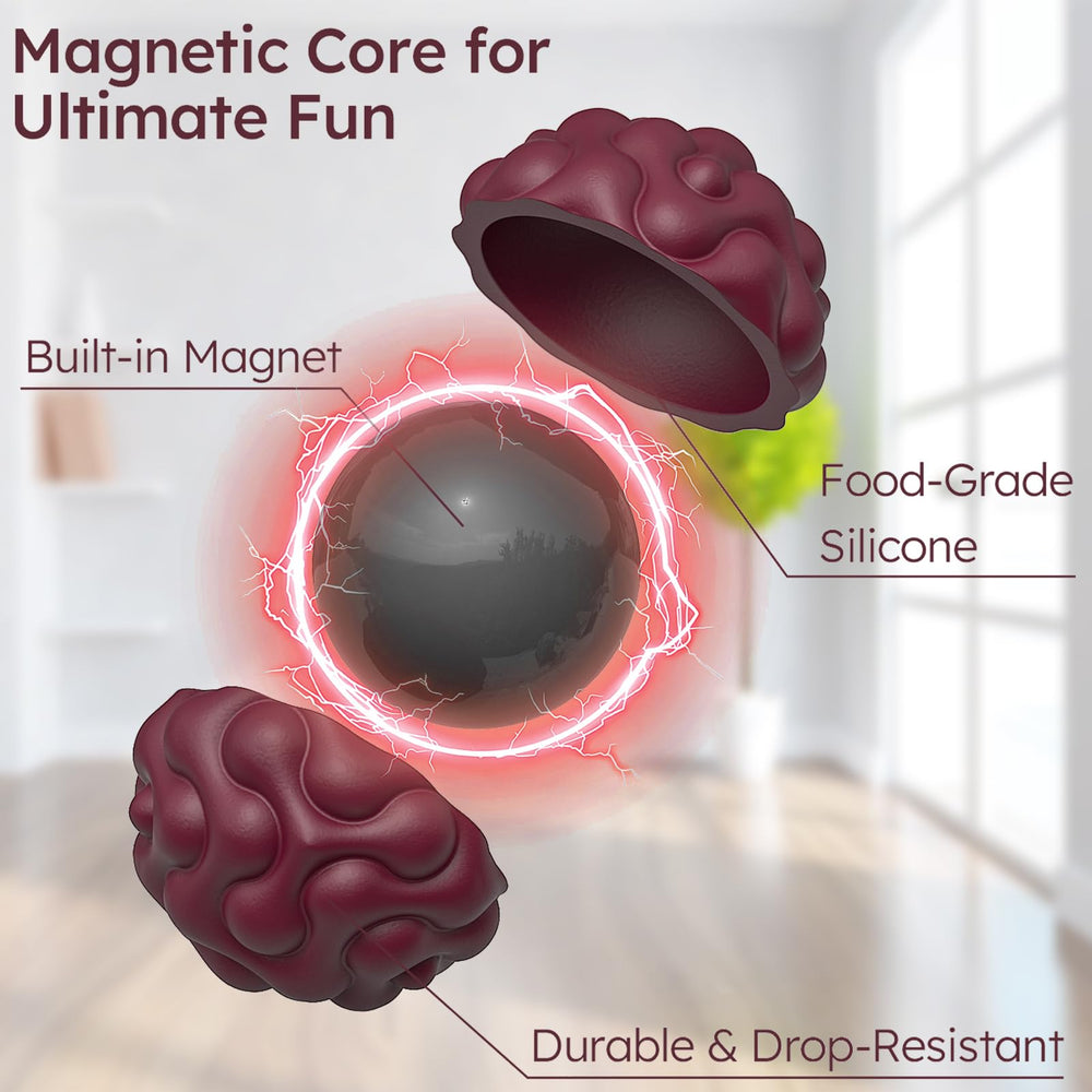 PARTY TONIGHT six-piece fidget set in hand enables quiet, discreet stress relief.