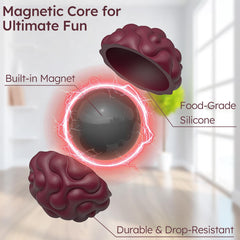 PARTY TONIGHT six-piece fidget set in hand enables quiet, discreet stress relief.