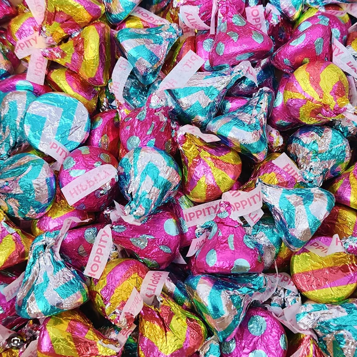 Partypom classic milk chocolate kisses deliver familiar taste for springtime snacking.
