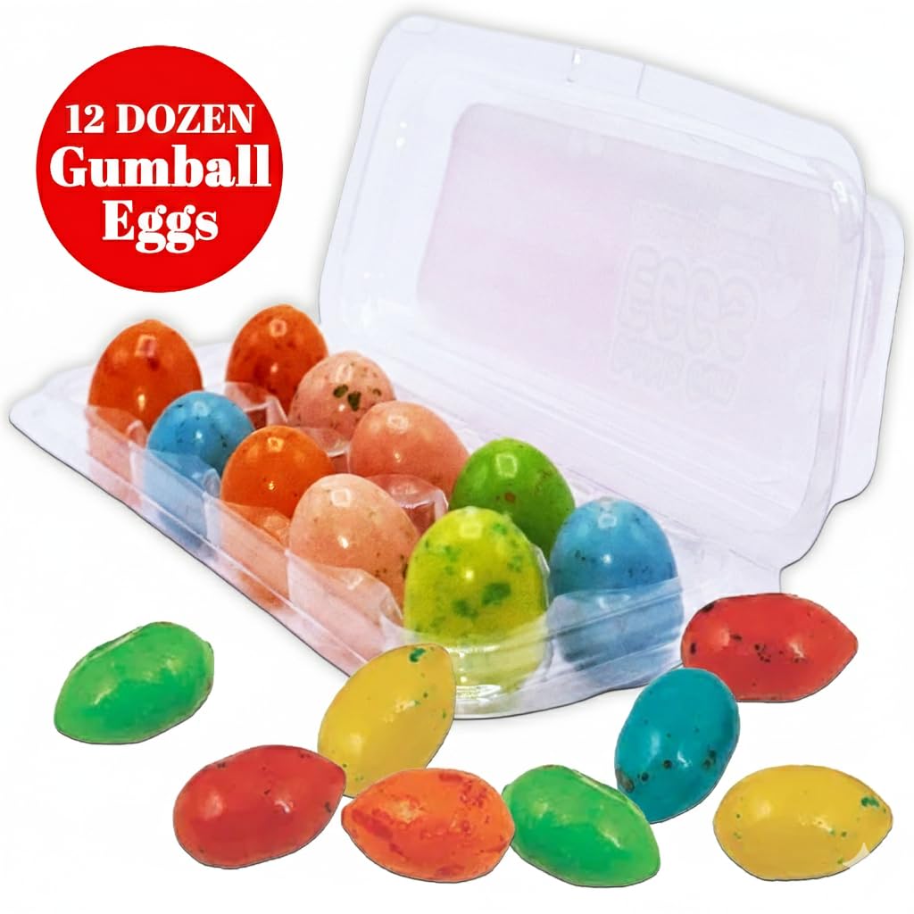 Partypom Easter eggs decorate displays and gift baskets with cheerful color.