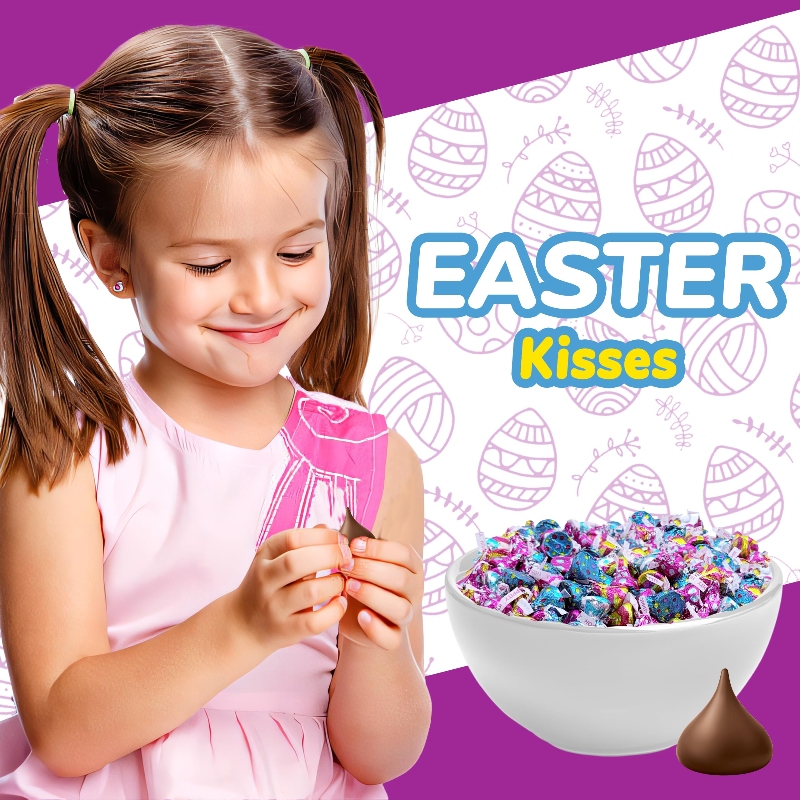 Partypom Easter egg hunt candy pack designed for easy hiding.