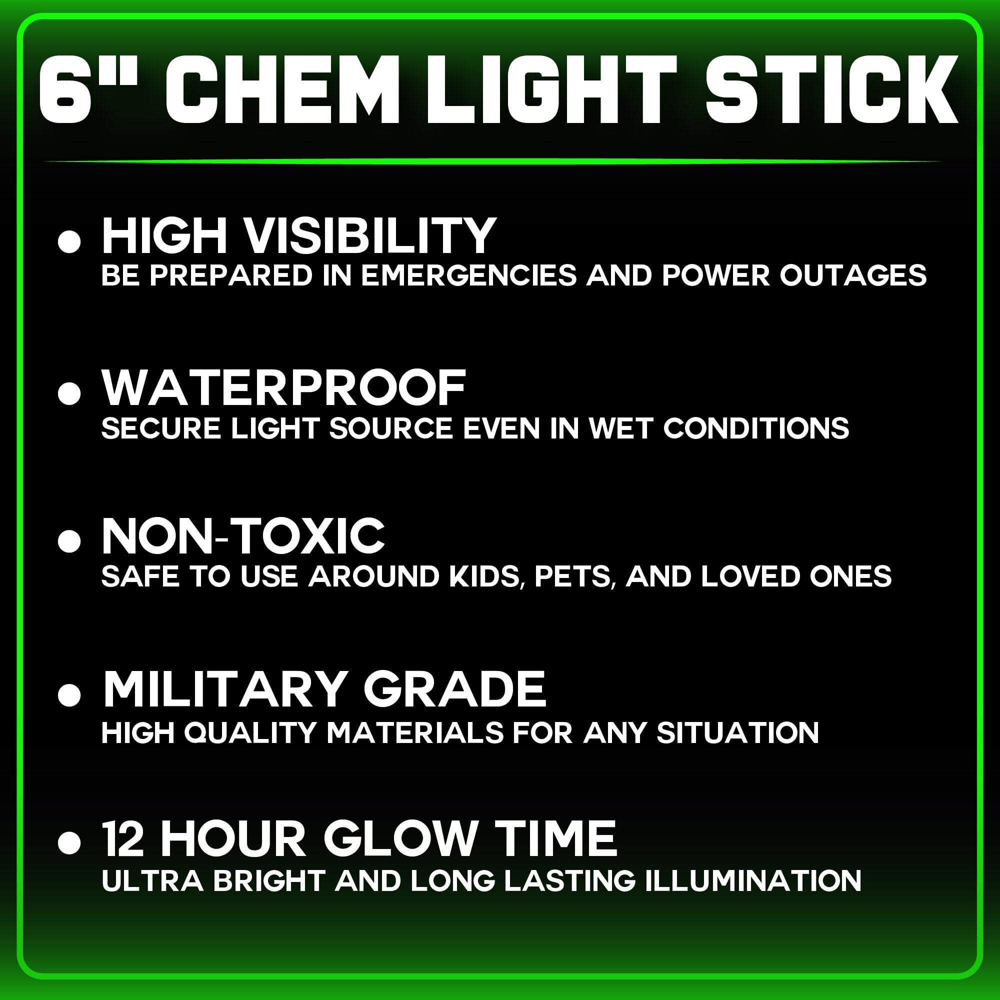 Glow sticks illuminated at night with PartySticks branding for 360-degree brightness.