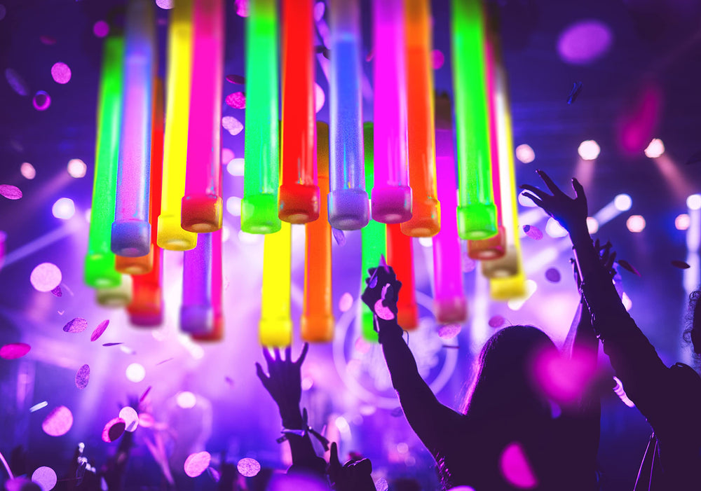 PartySticks glow sticks offer affordable, reusable lighting for outdoor gatherings