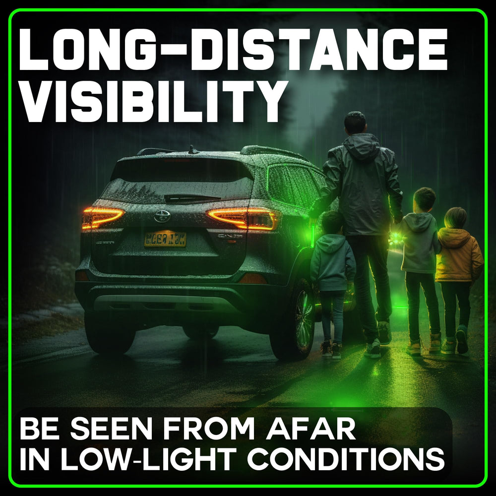 PartySticks military-grade glow light stick for rugged outdoor use.