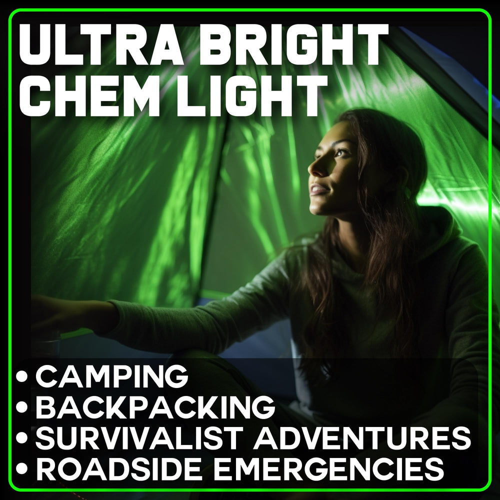 PartySticks outdoor glow stick used for camping visibility and safety.