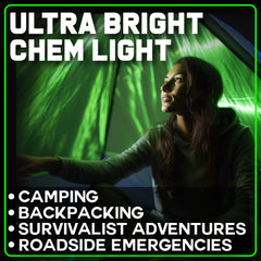 PartySticks outdoor glow stick used for camping visibility and safety.
