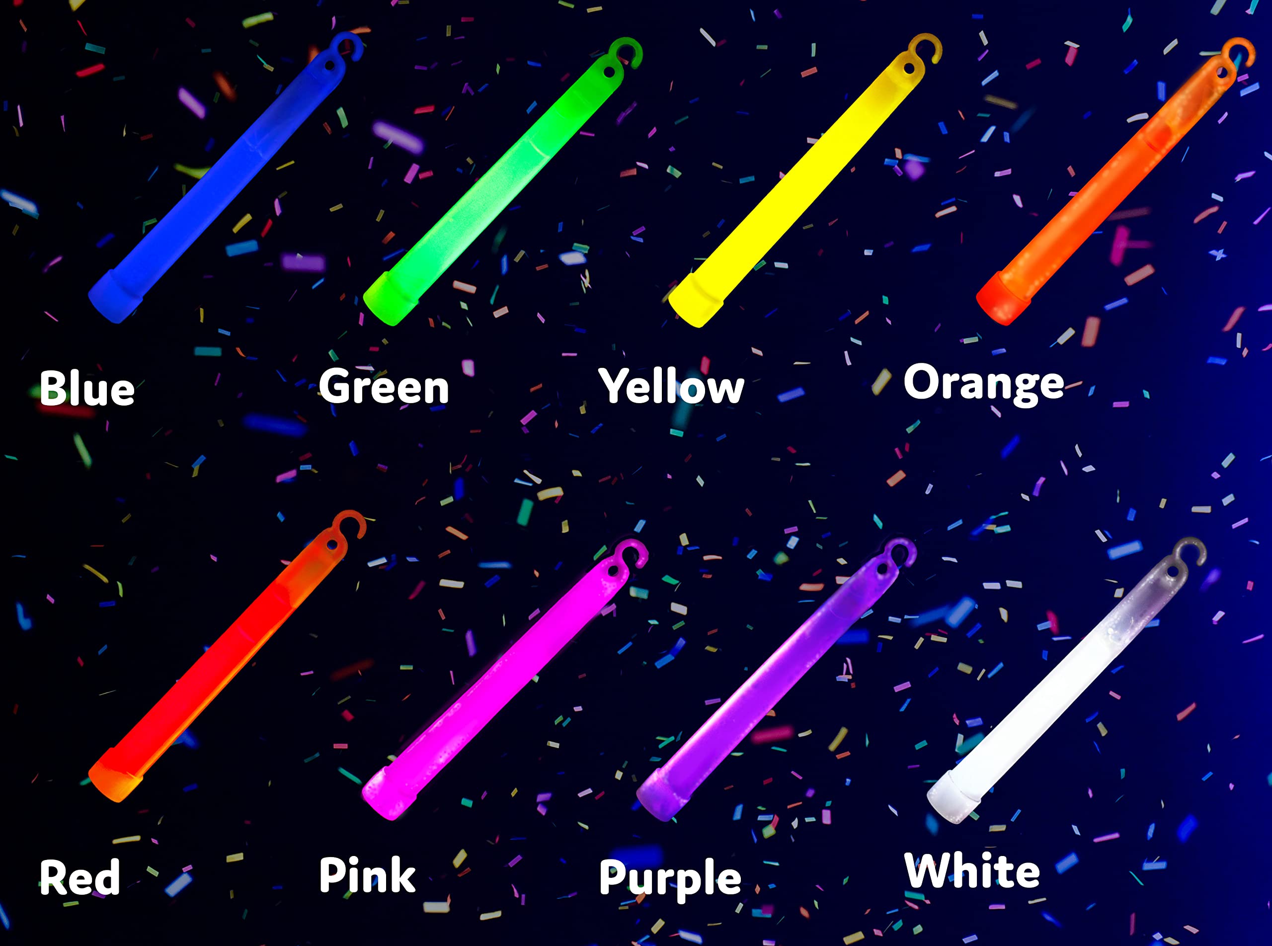 PartySticks waterproof glow sticks float safely for pools and baths