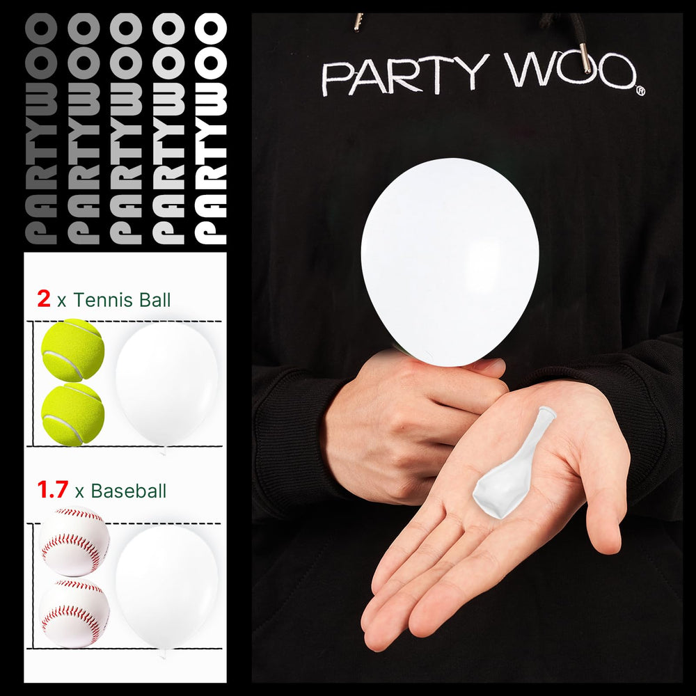 PartyWoo air-filled balloons stay full for hours, ideal for planning ahead.