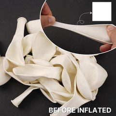 PartyWoo matte white balloon arch kit for elegant wedding garlands