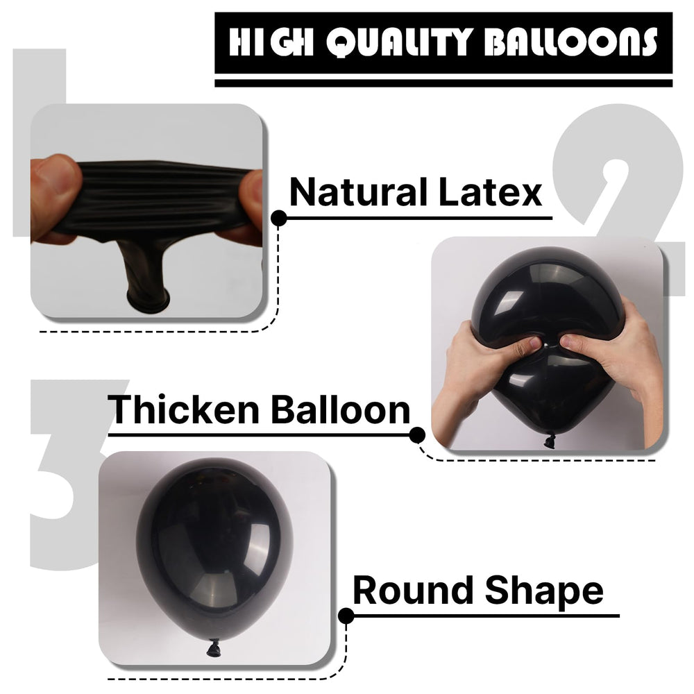 PartyWoo balloons with standard necks inflate quickly for easy setup.