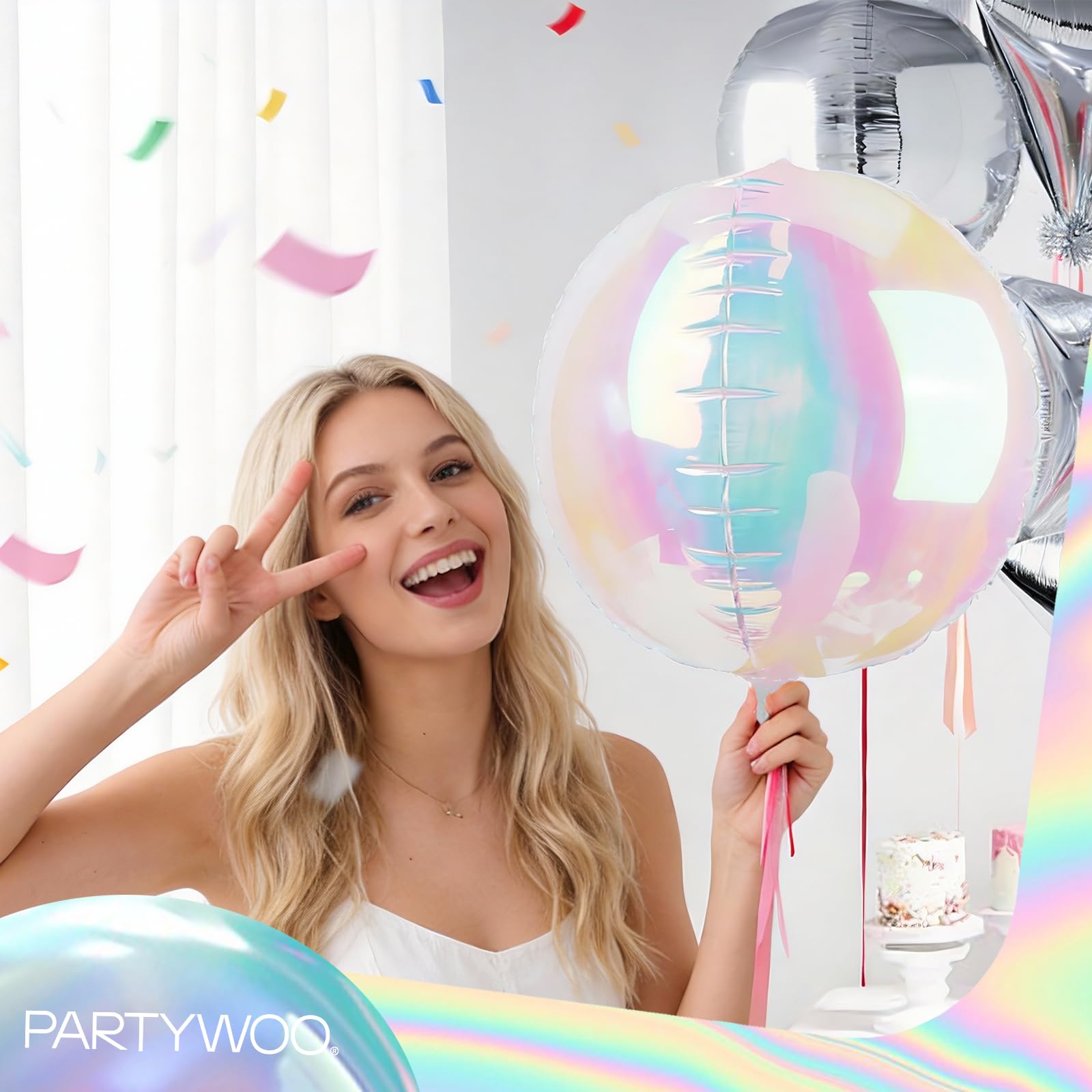PartyWoo inflation straw facilitates quick balloon setup