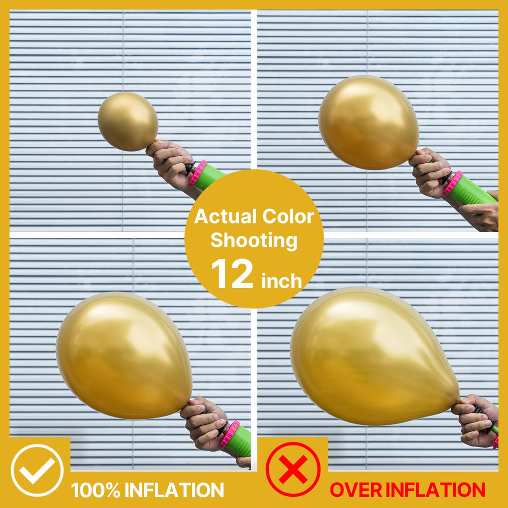 PartyWoo metallic gold balloons wedding decor: elegant sparkle for ceremonies and receptions