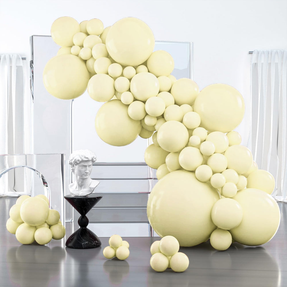 PartyWoo pastel yellow 36-inch balloon for a bold centerpiece.