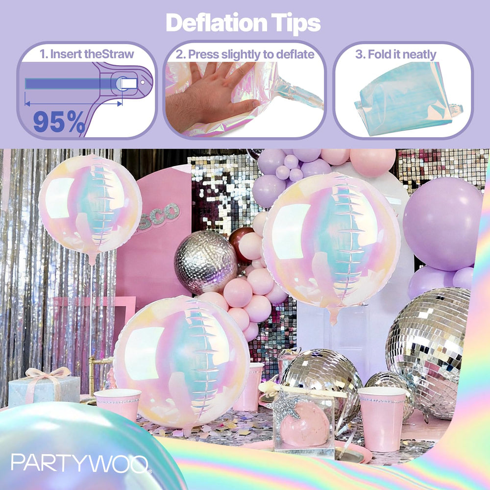 PartyWoo wedding party decor ideas with balloons for ambiance
