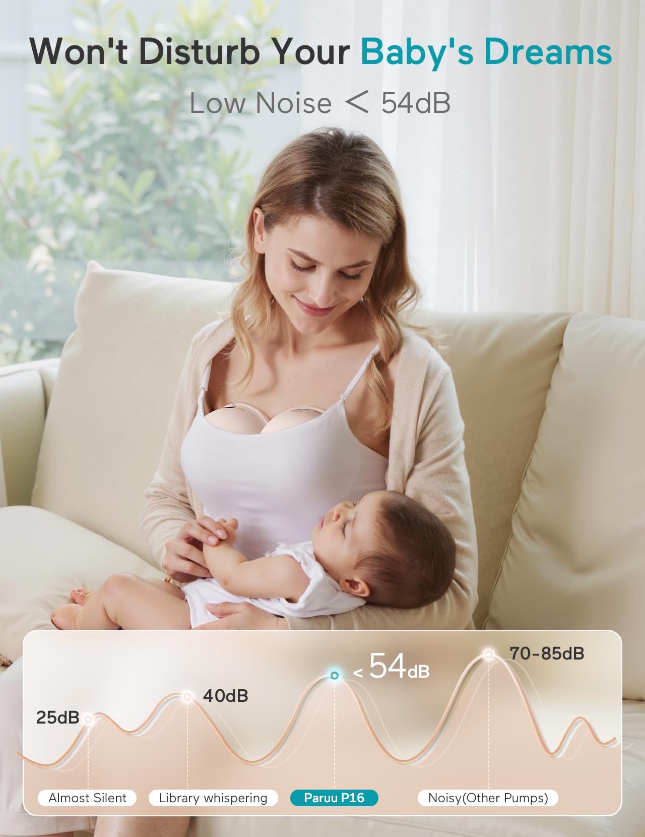Paruu Bottle Warmer pairing with 7 temperature settings for warm milk