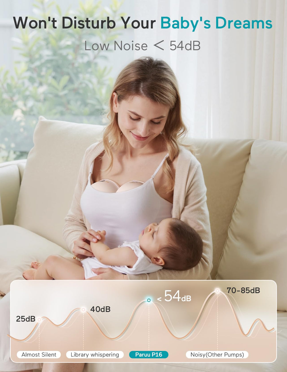 Paruu Bottle Warmer pairing with 7 temperature settings for warm milk
