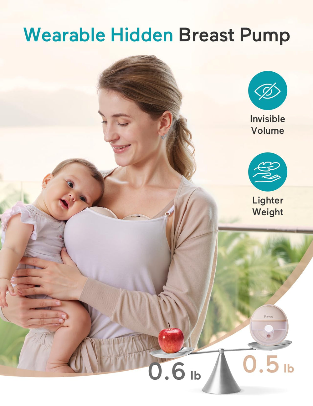 BPA-free silicone components with a secure, leak-proof connection