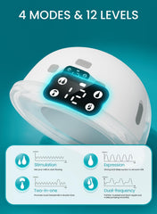 Paruu P16 compact design fits discreetly under clothing for silent pumping