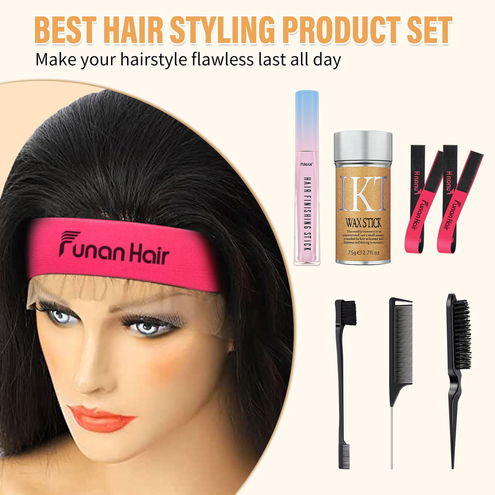 PasaRose hair wax set helps maintain sleek edges for hours.