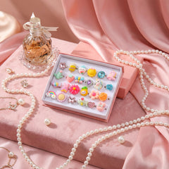 PASEMM pink gift box showcases the ready-to-gift pretend play rings.