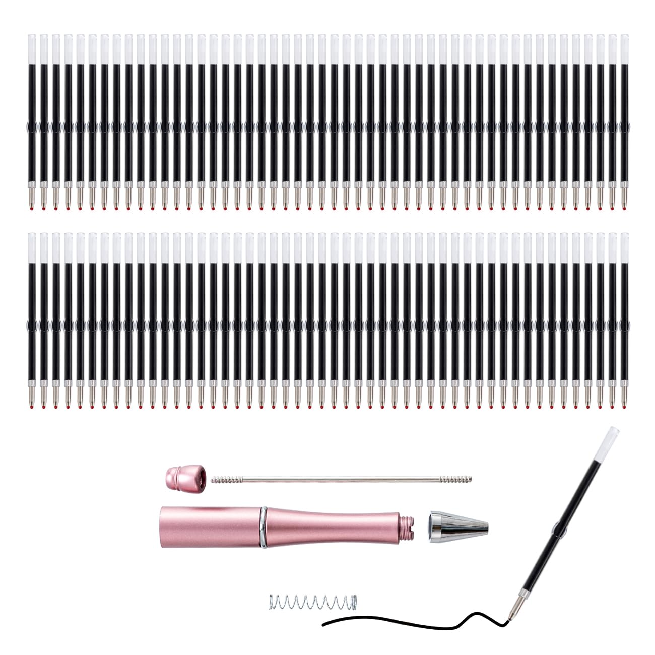 PASISIBICK bead-pen refill 2.44 inches for smooth writing.