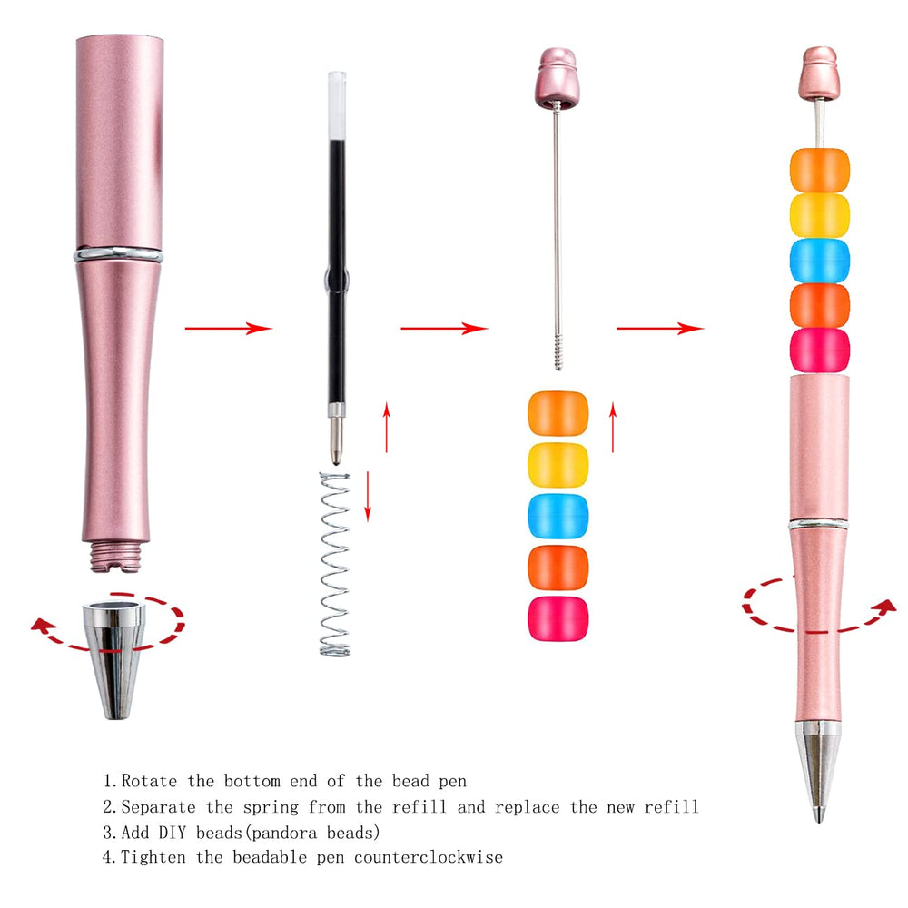 PASISIBICK black ink bead-pen refill for bold, clean lines.