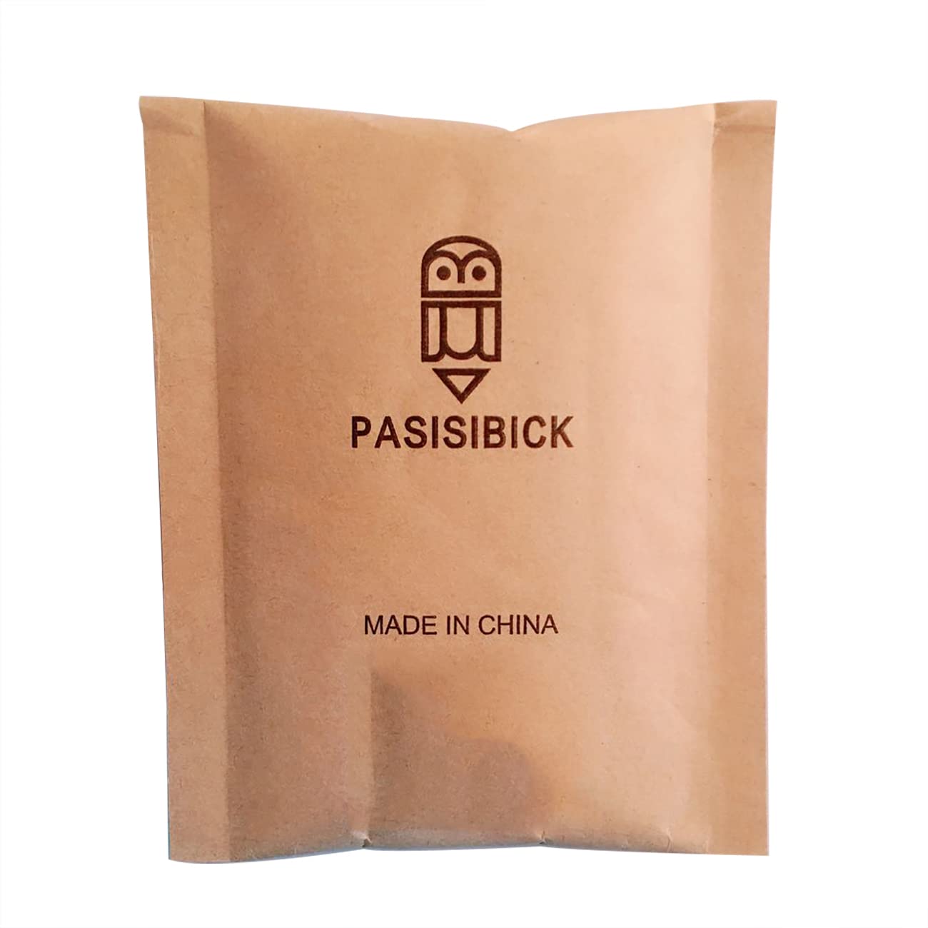 PASISIBICK packaging in a clear kraft bag keeps refills organized.