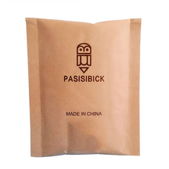 PASISIBICK packaging in a clear kraft bag keeps refills organized.
