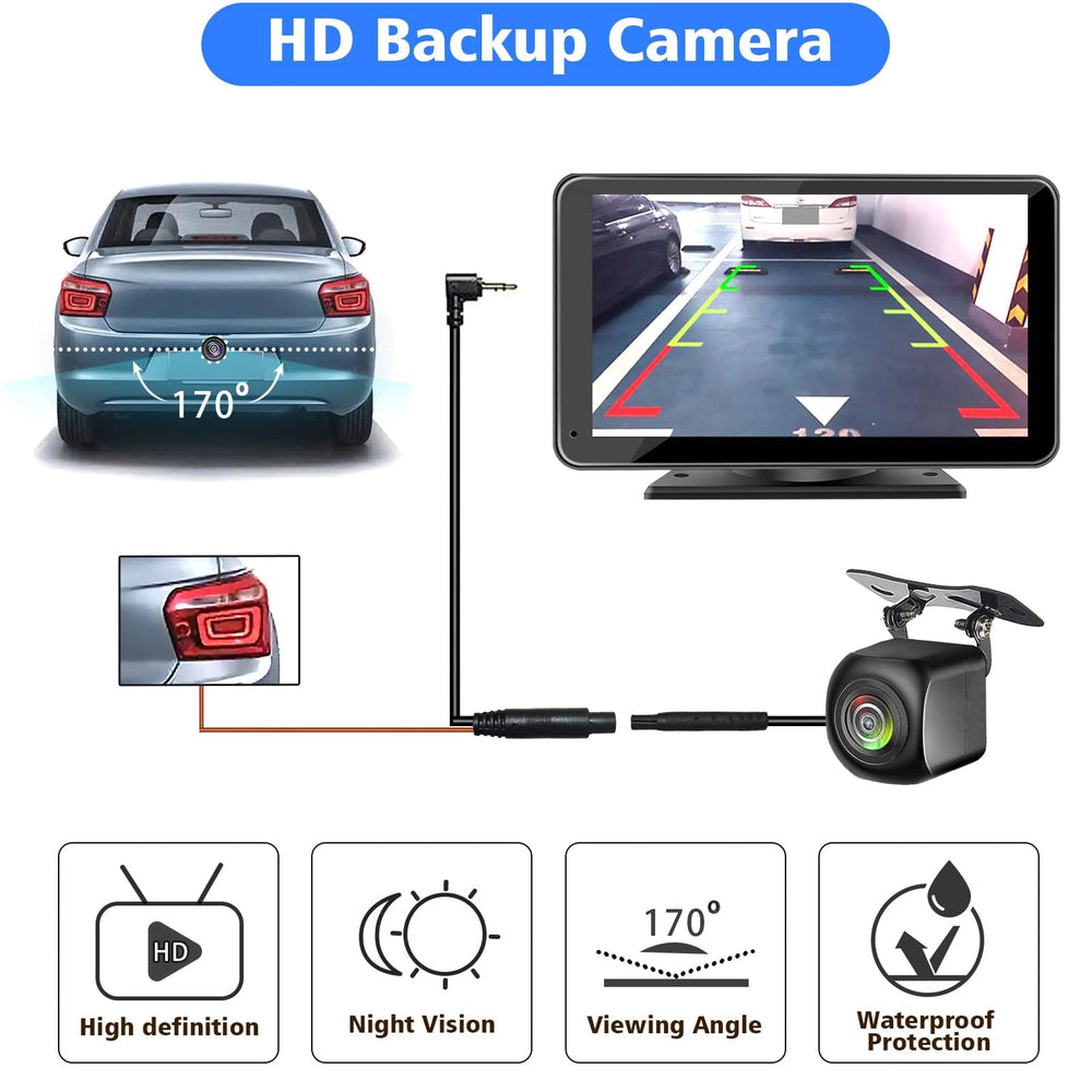 PASLDA 360-degree mount supports flexible dashboard placement.