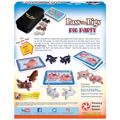 Pass the Pigs Pig Party Edition bonus and point cards boost scoring variety