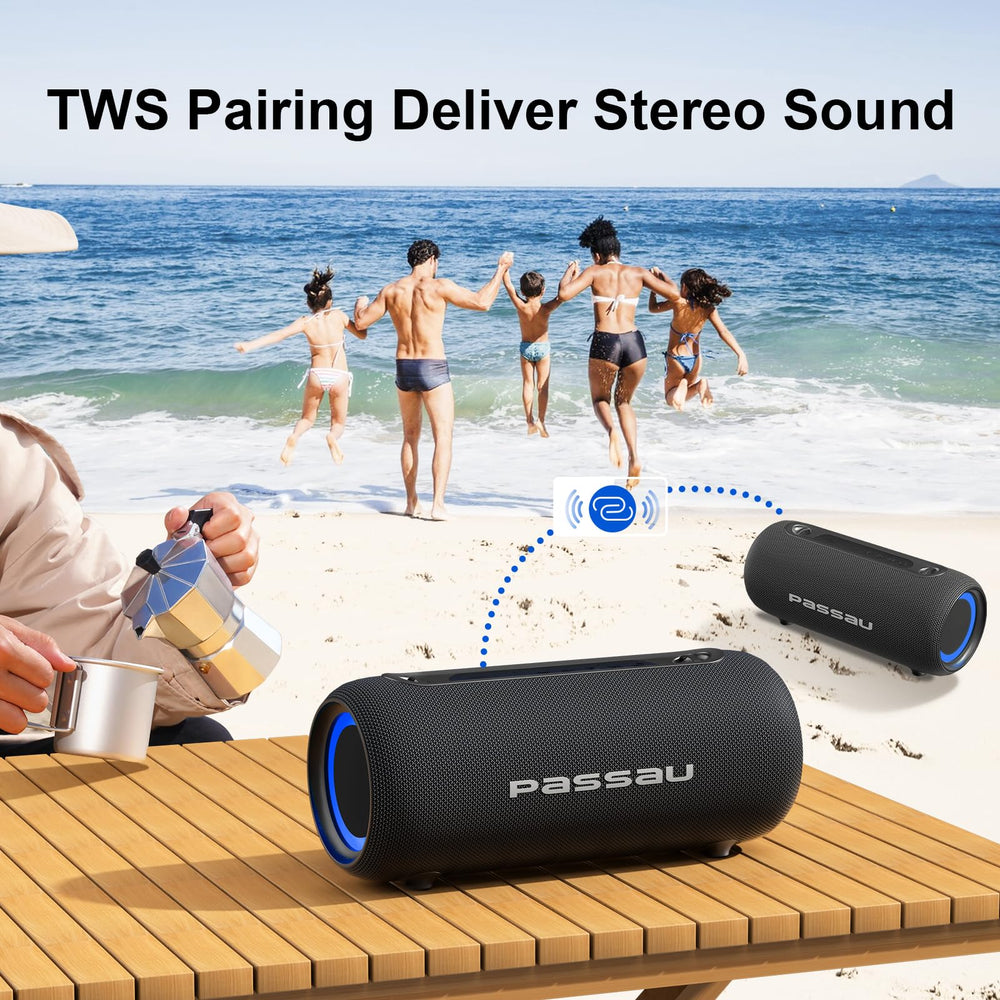 Passau Bluetooth 5.3 chip maintains fast, stable connection.