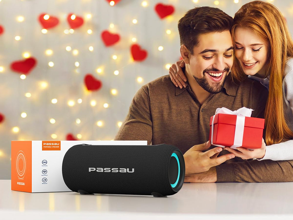 Passau long-lasting battery supports all-day playback anywhere.