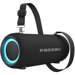 Passau portable Bluetooth speaker delivers powerful 40W sound for home and outdoors.