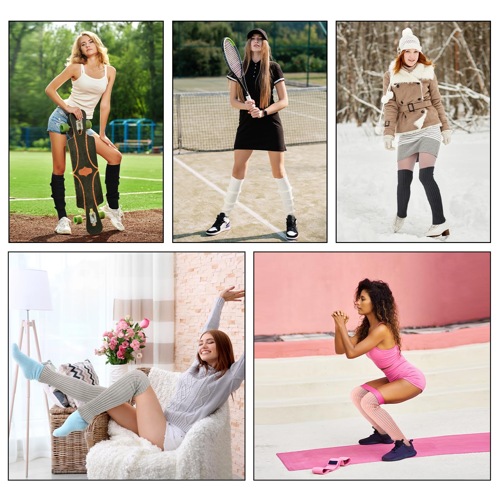 Passionbility leg warmers party glam adds warmth to night-out looks