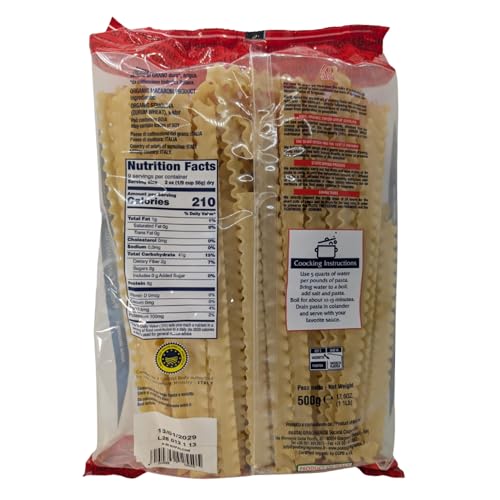Pastai Gragnanesi Mafaldine bronze-cut surface ideal for thick sauces