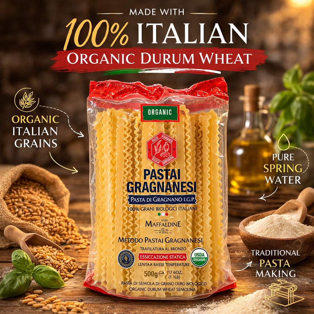 Pastai Gragnanesi Mafaldine made from organic durum wheat semolina