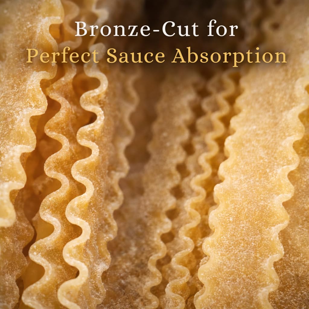 Pastai Gragnanesi Mafaldine produced using vertical artisan method