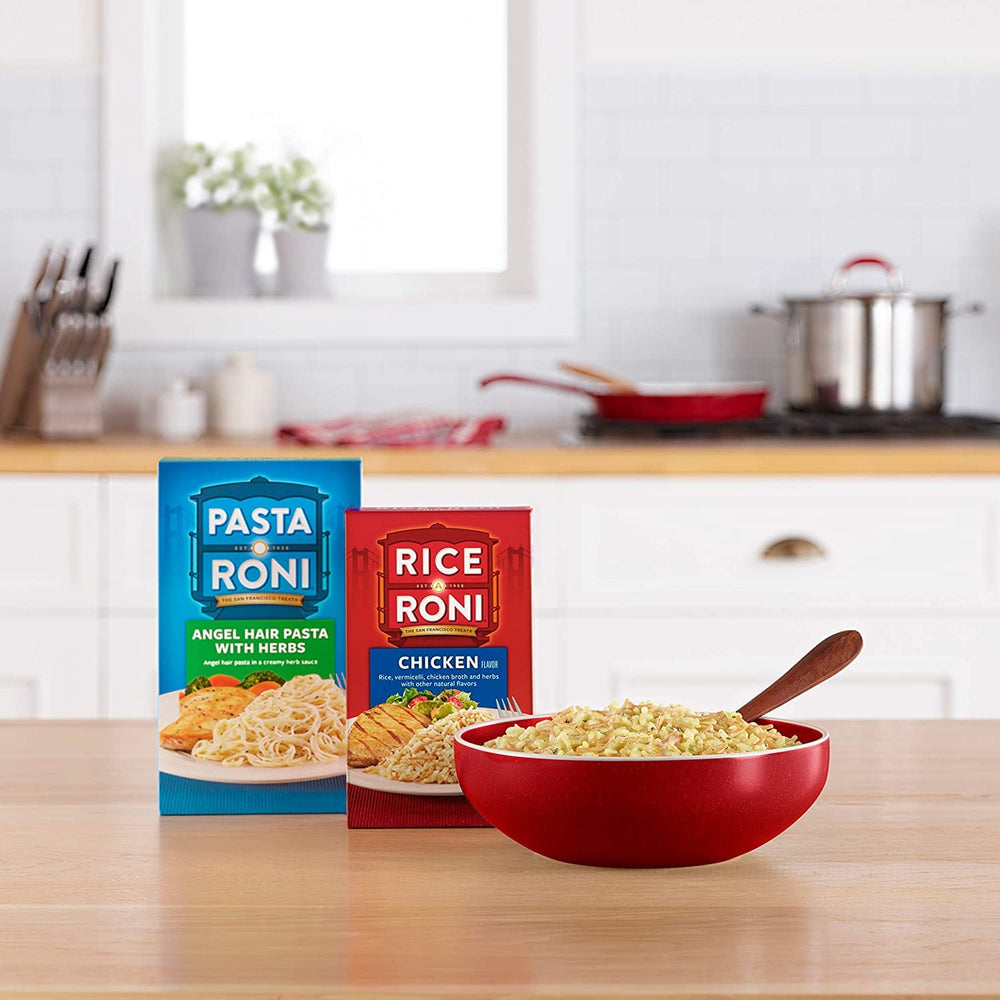 Pasta Roni Shells and White Cheddar with tuna option for a hearty meal