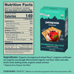Patagonia Provisions crackers closeup crunch highlighting savory flavor ideal for dipping.